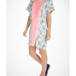 Julien David Pink 100% Cotton Seersucker Dress XS